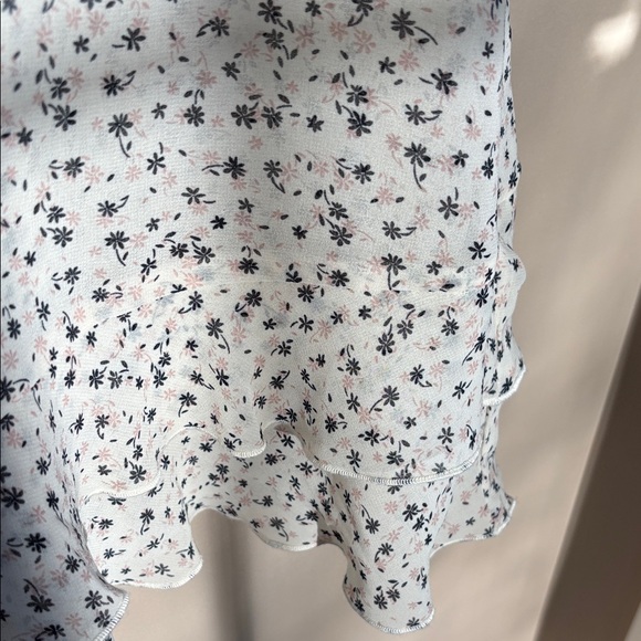 CAbi cream Floral Ruffle Blouse - Picture 4 of 4